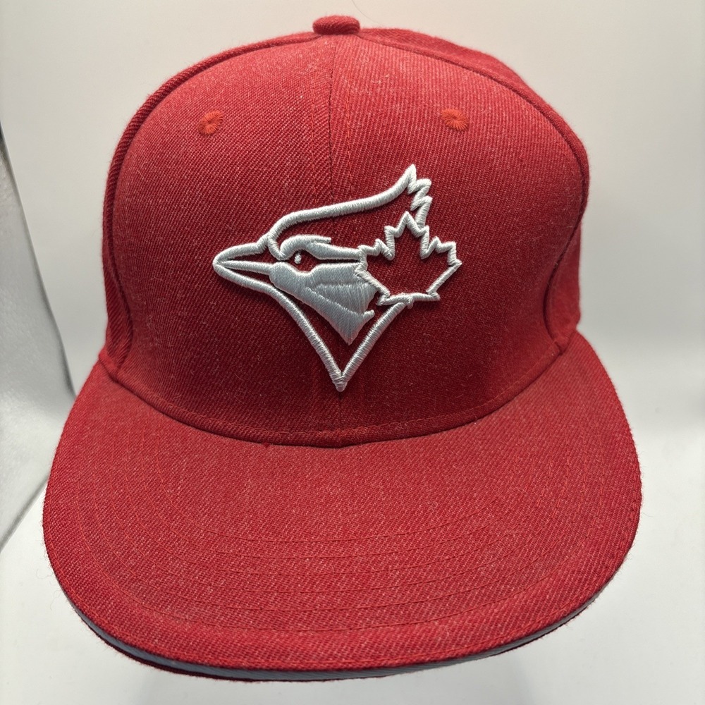 Toronto Blue Jays Hat Cap MLB Baseball SnapBack Melonwear‎ Wool Blend Red
